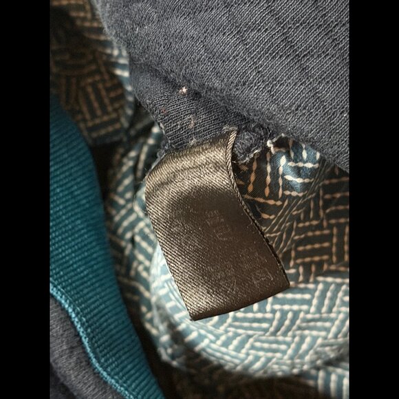 Ted Baker Joggers 32R Mens Blue Navy Quilted Back Pocket Zip - Picture 10 of 10